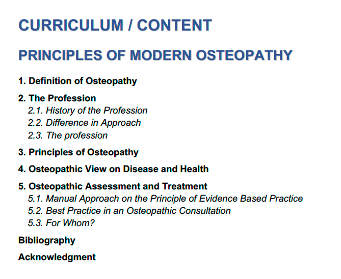 Principles Of Modern Osteopathy (auch auf Deutsch) Course Thinkific 